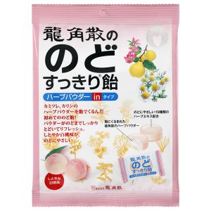 龍角散ののどすっきり飴しとやか白桃味
